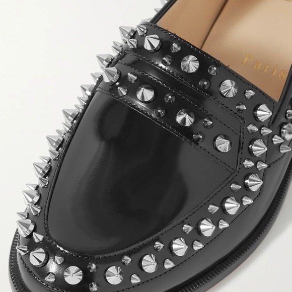 New Christian Louboutin Shoes Mattia Spikes Donna Loafers @louboutin size 35 - Picture 6 of 16